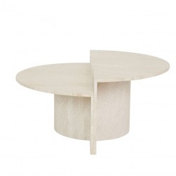 Elle Lune Coffee Table - 900Dia/H400mm - Globewest